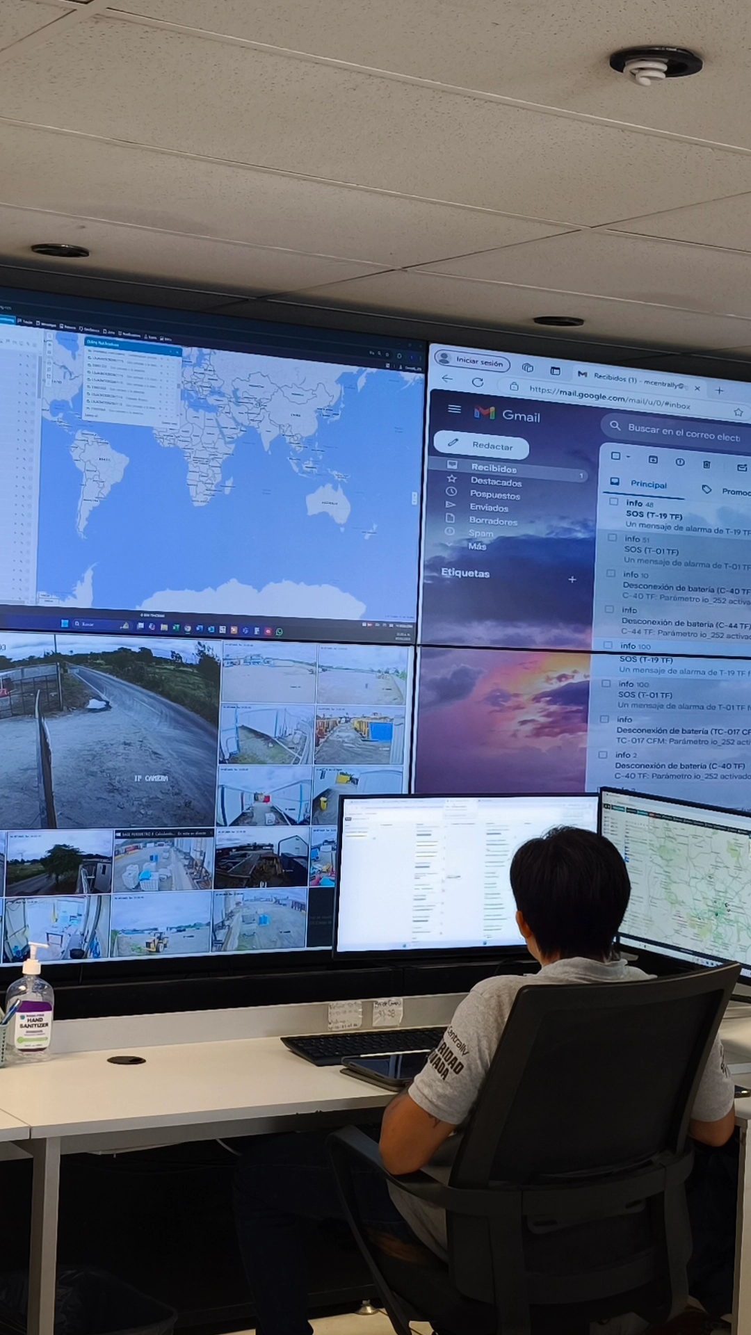 Instalación de CCTV (circuito cerrado de televisión)